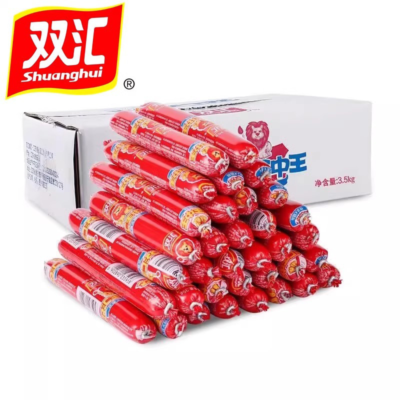 Shuanghui King of Kings Ham Sausage 35g Ready-To-Eat Bulk Pork Sausage Instant Noodle Sausage Casual Meat Sausage Fried Barbecue Sausage