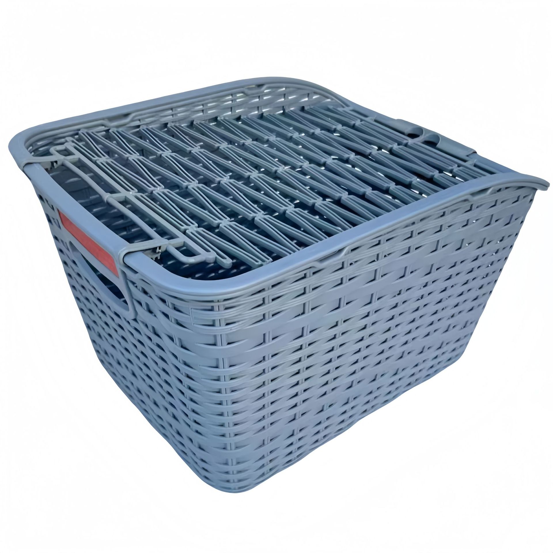 Bicycle Rear Basket Plastic Basket Rear Basket Student Schoolbag Basket Cover Bicycle Rack Rear Basket