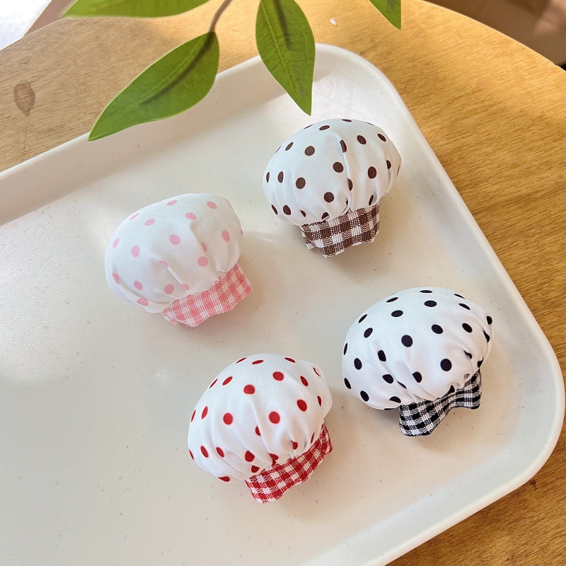 [Baby Accessories] Hellokitty Internet Celebrity Doll DIY Baby Clothes Accessories Polka Dot Chef Hat Fashion Baby Decoration