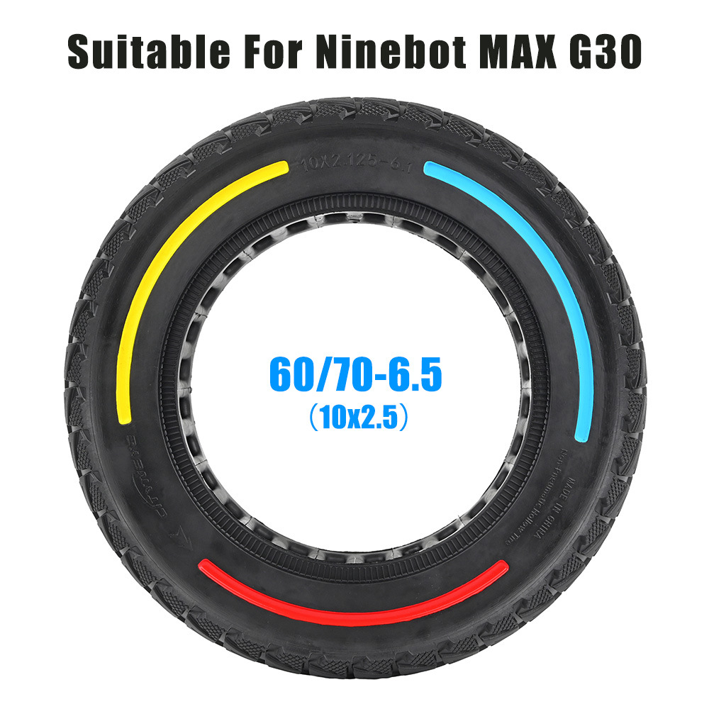 Scooter Accessories 10*2.5 Honeycomb Solid Tire Max G30 Mi4 Pro2 Generation Ultra/Mi5 Safety