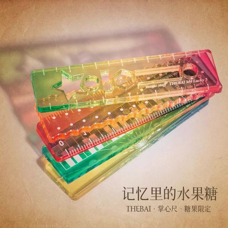 The black sheep laboratory THEBAI candy limited palm ruler satisfactory ruyi ruler mini ruler hand account pocket portable
