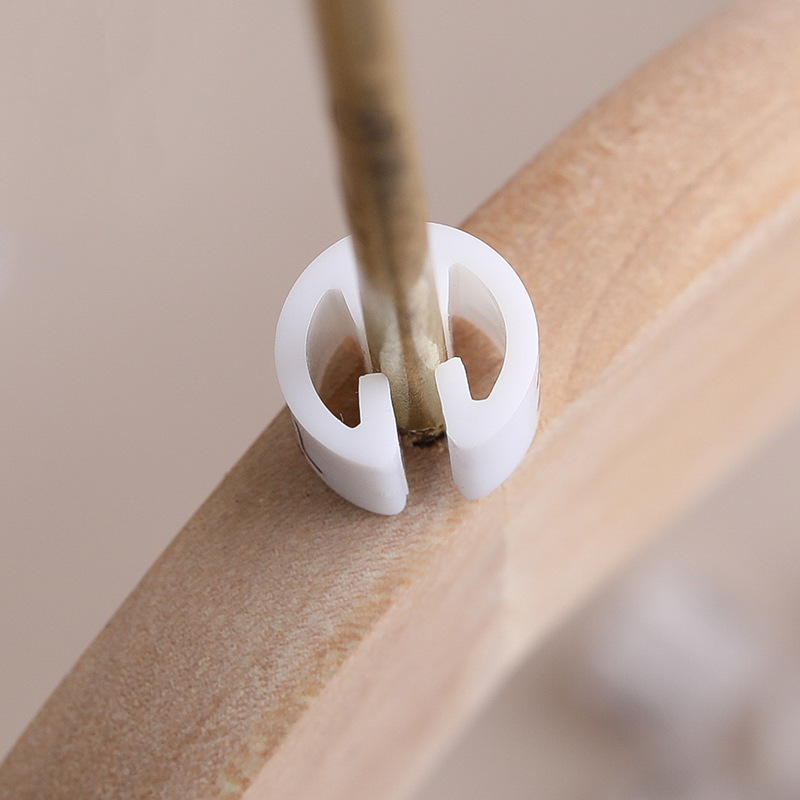 Ready Stock Size Buckle Transparent Letters Clothes Pants Round Clothing Plastic Hanger Size Circle Manufacturer