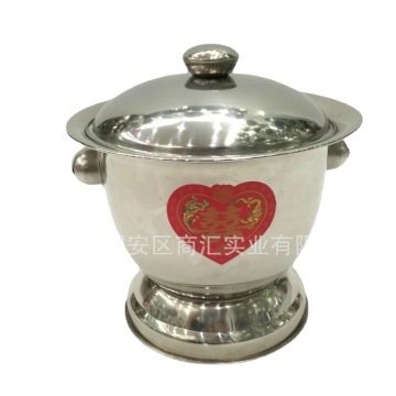 Stainless Steel Spittoon Wedding Accompanying Household Children Spittoon Toilet Bedroom Elderly Children Pregnant Women Old-fashioned Spittoon
