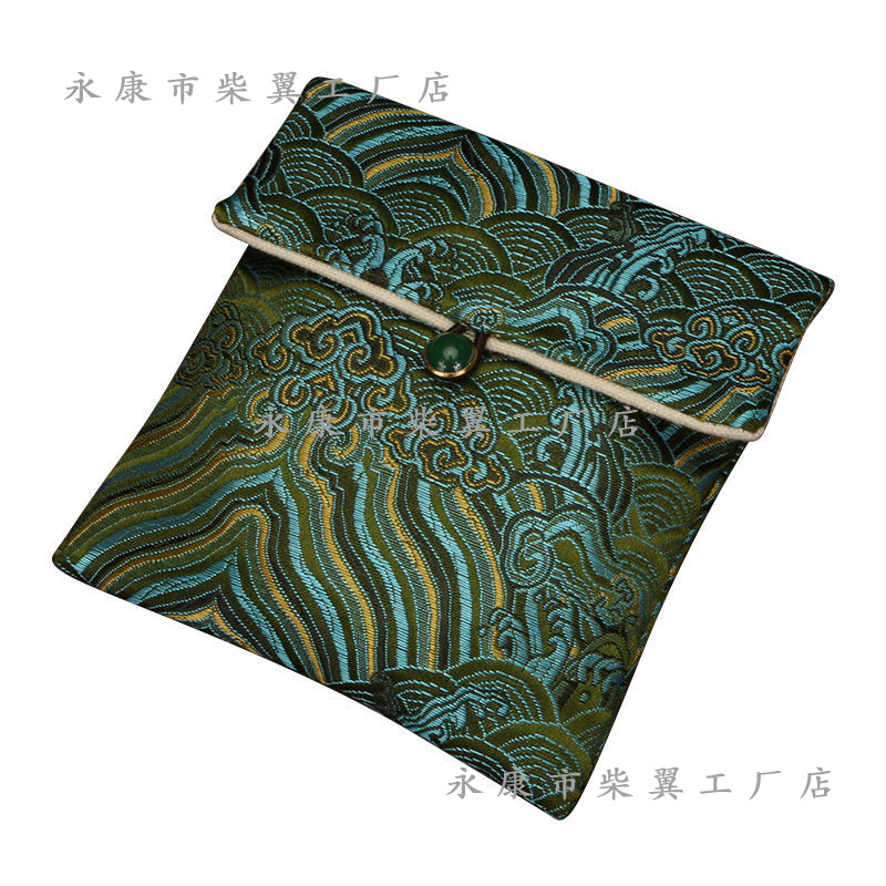 Brocade Button Bag, Buddhist Beads, Bracelets, Jewelry, Jade Bracelets, Jewelry Storage Packaging, Gift Brocade Bag, Small Cloth Bag