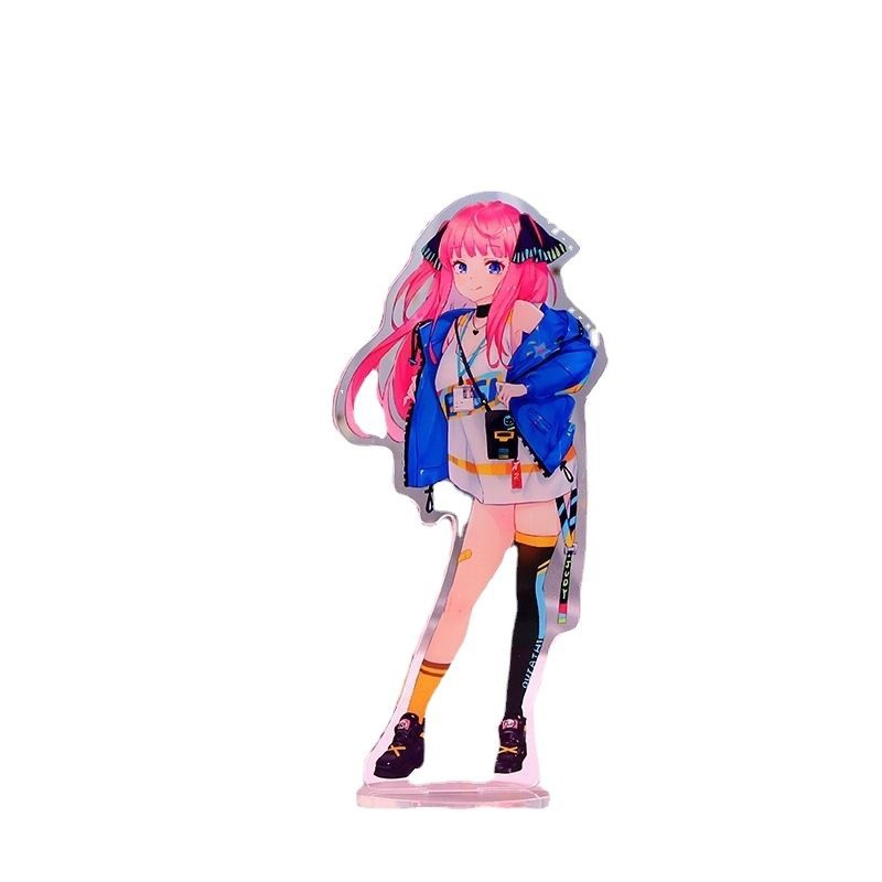 Double-layer Cartoon Advertising Gift Acrylic Brand Customized Double-sided Transparent Cartoon Humanoid Desktop Small Ornaments Customized