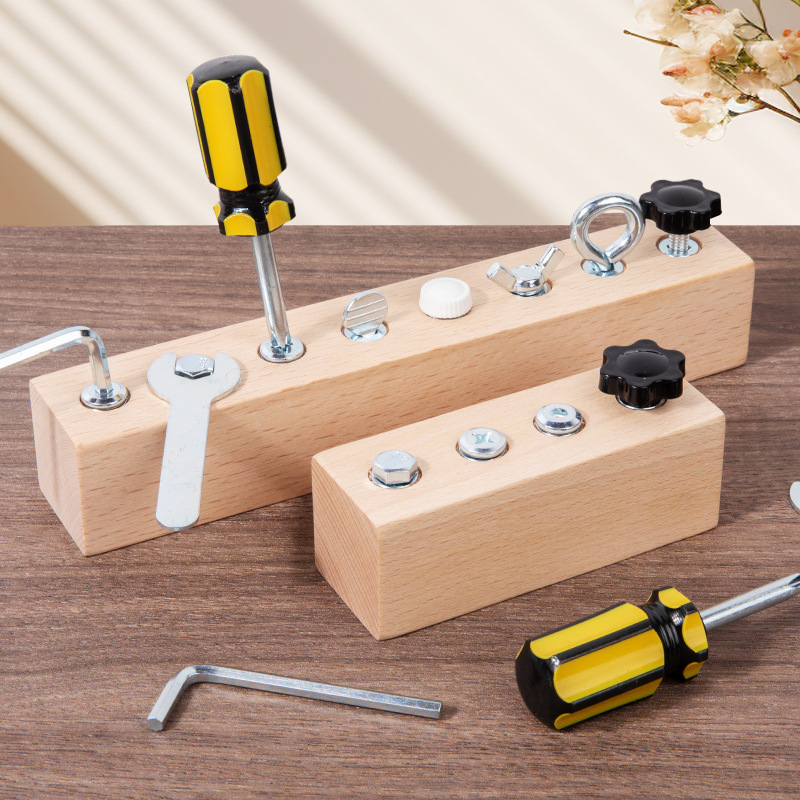 Детские комбинированные винты Монтессори пособия для обучения повседневной жизни развивающие игрушки для раннего образования