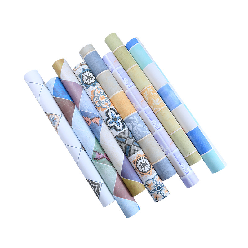 Kitchen Oil-proof Sticker Stove Toilet Toilet Bathroom Waterproof Moisture-proof Mat Tile Refurbished Wall Stickers Self-adhesive Wallpaper