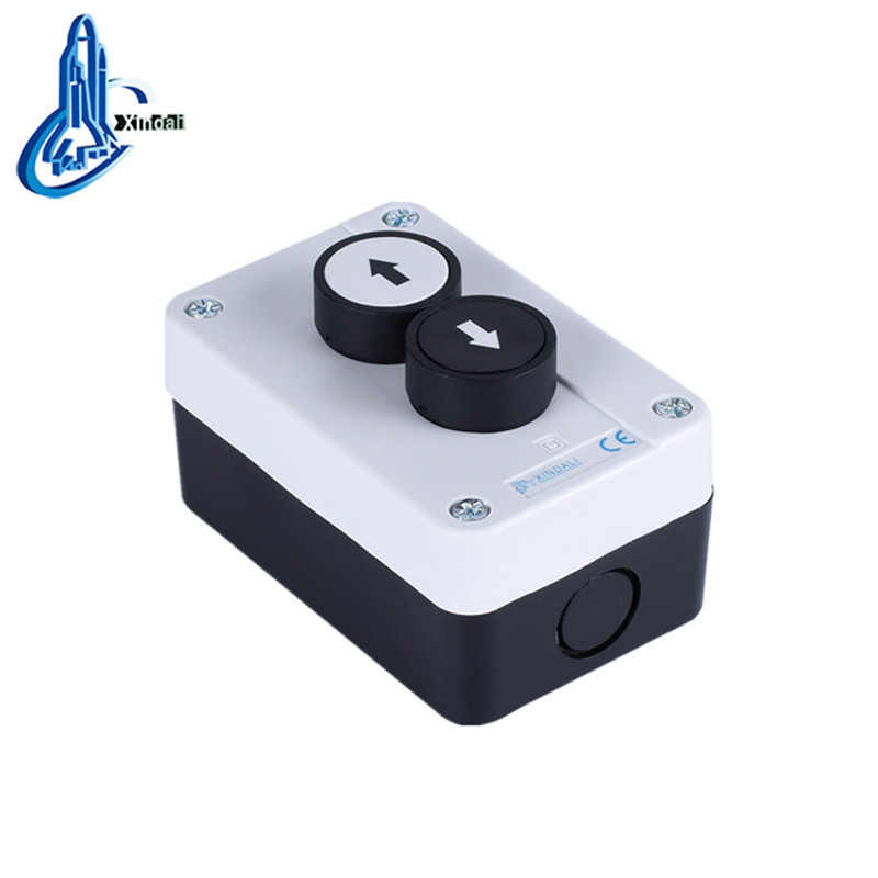 2-Hole Elevator Machine Tool Fan Lift Outdoor Waterproof and Anti-Corrosion 22mm Button Switch Box Control Box Customization