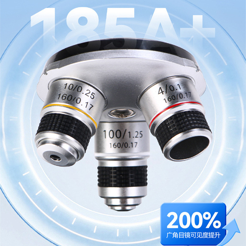 Optical Microscope for Primary and Secondary School Students, Special Biological Experiment Science, Can Be Used for Teaching High-Definition Imaging of Bacterial Cells