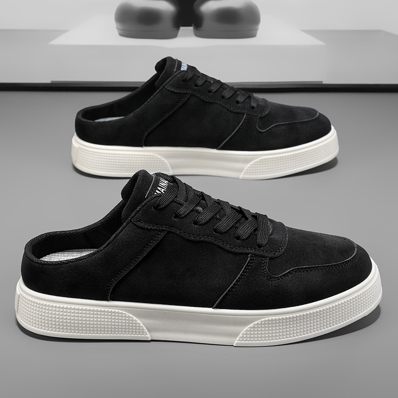 Cross-Border Popular Extra Large Size Half-Slip Men's Shoes Casual Sports Shoes Foreign Trade Spring and Summer New Sandals for Cross-Border Dropshipping