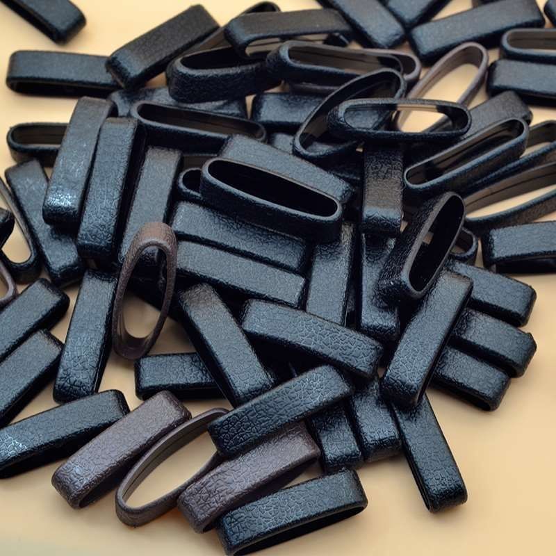 Men's Leather Belt Loop Connector Belt End Fixing Loop Accessory Leather Case Keychain Small Leather Loop