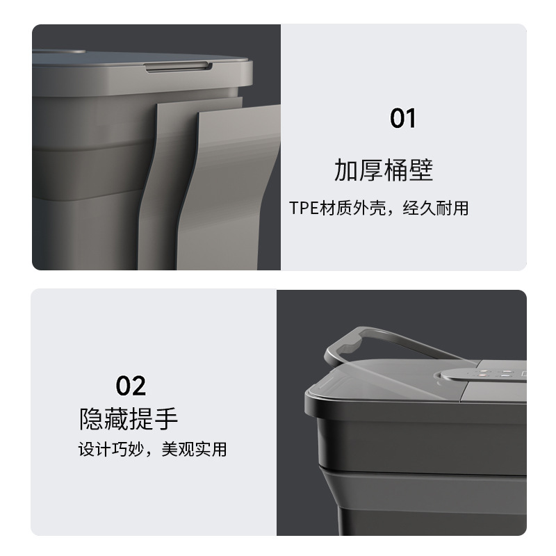 Chigo Foldable Foot Bath Bucket Heating Constant Temperature Automatic Foot Bath Bucket Household Massage Bucket Electric Foot Bath Bucket Massage