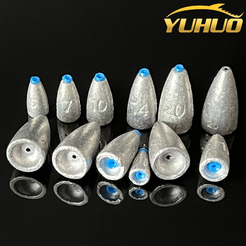Конвексный дно приманка пулеобразный свинец Техасская рыбалка группа пулеобразная свинцовая приманка свинцовый кулон пулеобразный свинцовый кулон приманка свинцовая рыбалка пулеобразный свинец