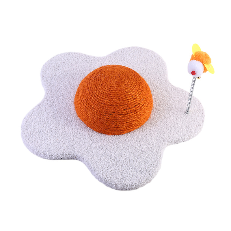 New Cat Scratching Board Sisal Cat Climbing Frame Non-Shedding Flower Cat Climbing Frame Cat Claw Board Cat Scratching Board Pet Toy