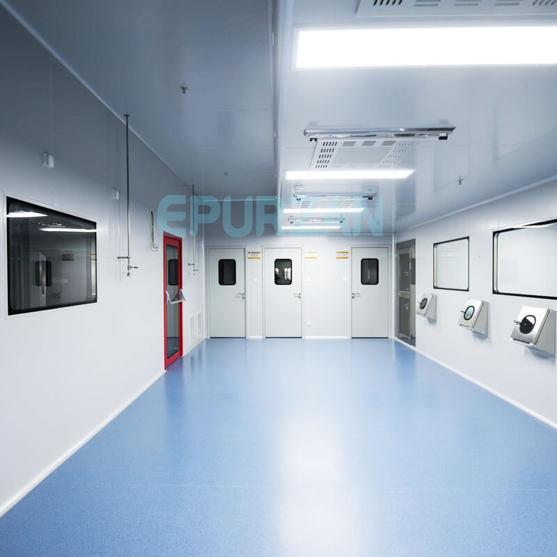 Dust-Free Workshop Decoration Food Factory Sterile Production Workshop Clean Room Installation Gmp Purification Workshop Project