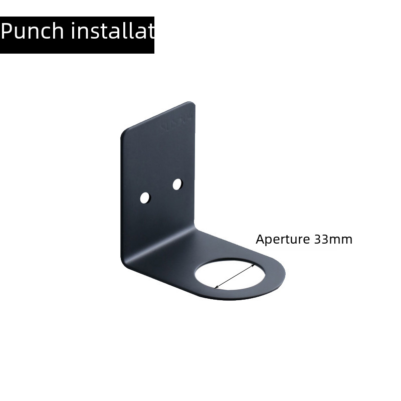 Stainless steel bathroom shampoo shower gel bottle hanging shelf punch-free toilet storage rack hand sanitizer wall hanging