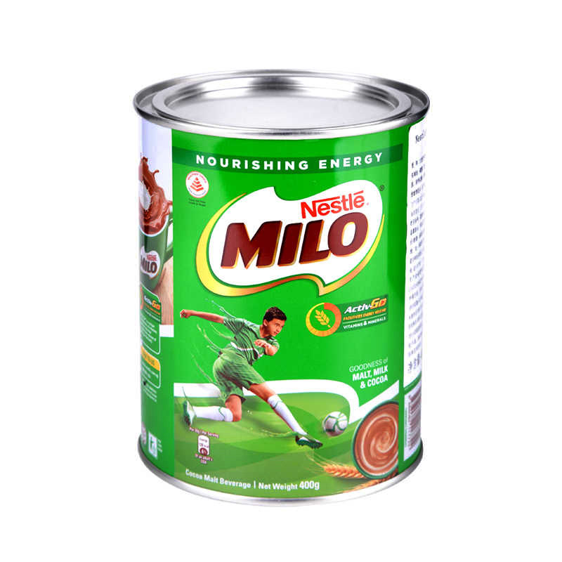 Meilu MILO Nutritional Breakfast Malt Cocoa Powder Drink Hot Chocolate Drink 400g Singapore Imported
