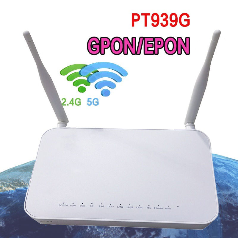 Новая PT939G 2\4 антенна английская зарубежная торговая машина WIFI 2.4G и 5G EPON GPON Xpon ONU