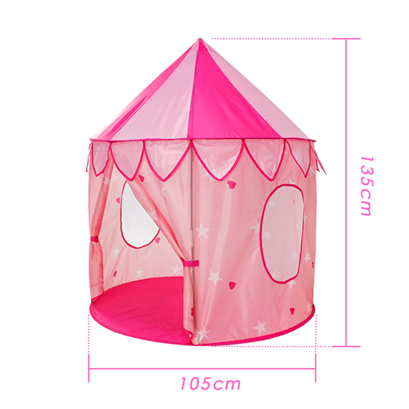 Hot Selling Cross-Border Children's Castle Tent Indoor and Outdoor Toy House Play House Yurt House Princess Girl Toys