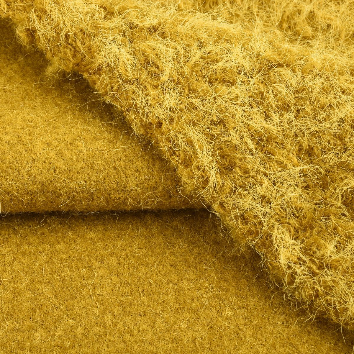 Factory Ready-Made Popcorn Velvet Two-Color Woolen Material High-Quality Clothing Handbags Original Quality Fabrics Large Quantity and Excellent Price