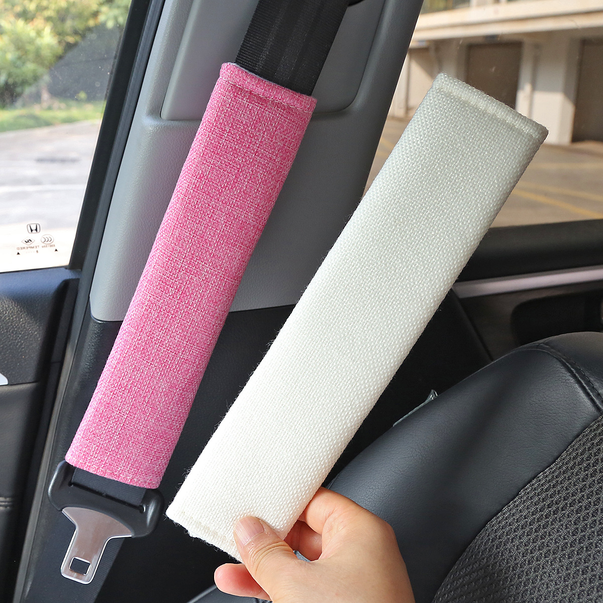 Car seat belt shoulder pad car linen seat belt protective cover comfortable anti-tire car seat belt cover