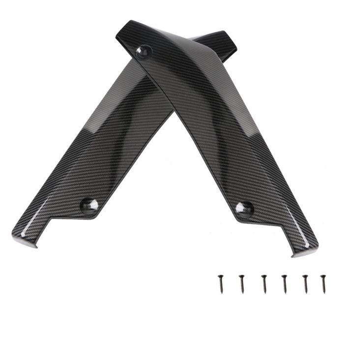 Cross-Border E-Commerce Hot-Selling Car Universal Rear Corner Carbon Fiber Rear Corner Universal Rear Lip Rear Spoiler Modification Parts