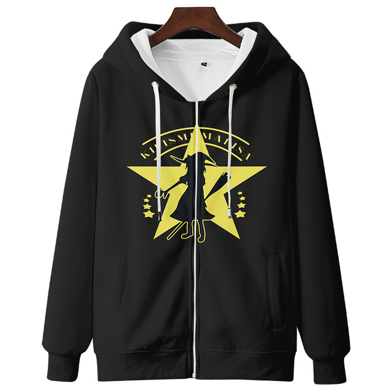 Oriental project Sweatshirt Men's and Women's Eight Clouds Ziqiluno Impression Animation Two-dimensional Zipper Coat Autumn and Winter