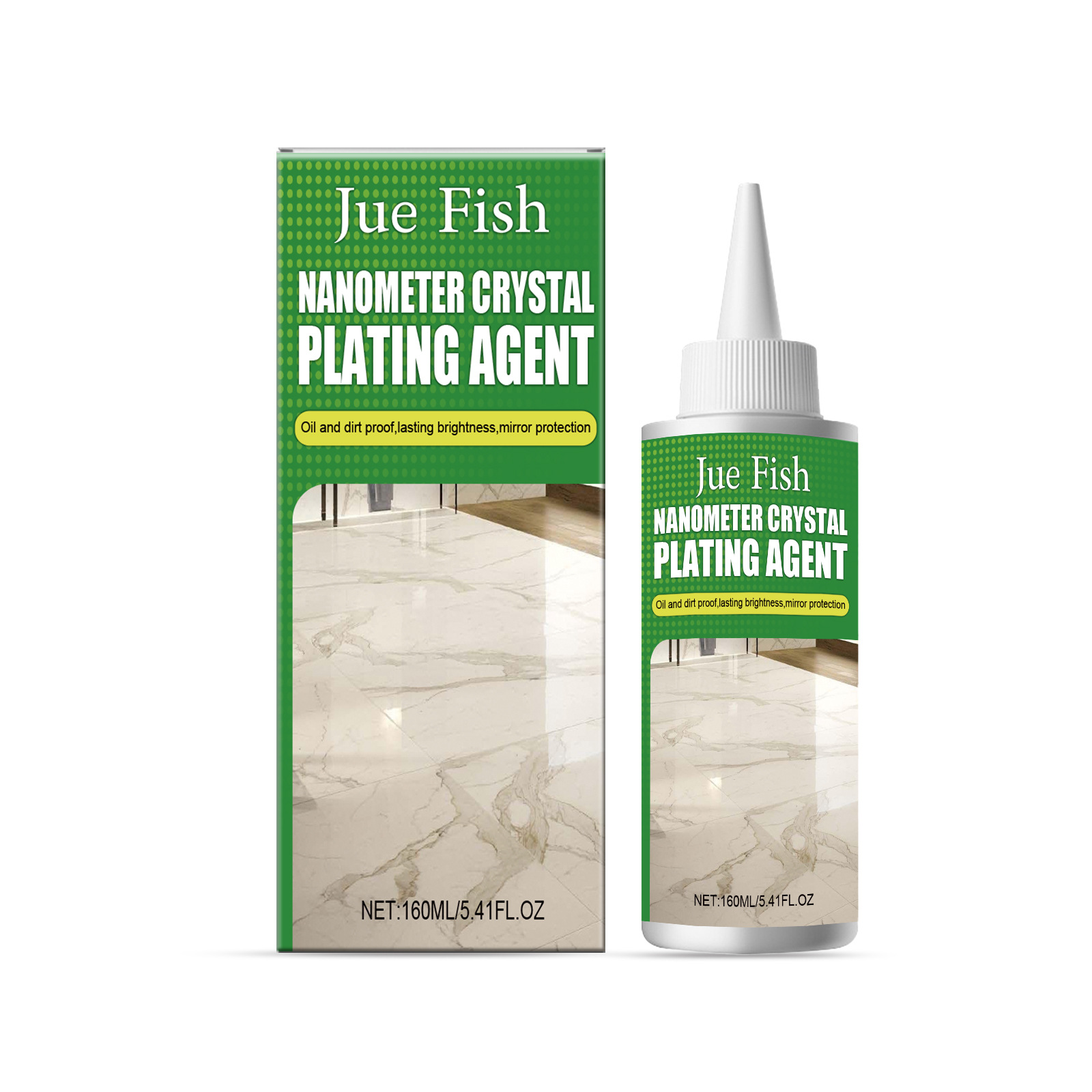 Jue-Fish Stone Crystal Plating Agent Renovation and Brightening Marble Polishing Nano Crystal Liquid Tile Scratch Repair