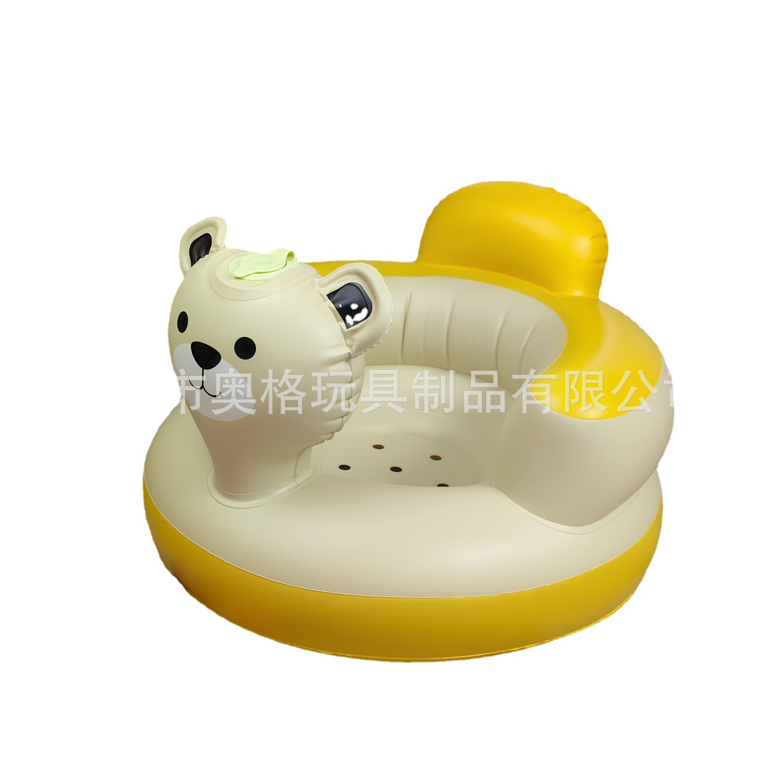 Little Bear Inflatable Children's Learning Seat Sofa Light Luxury Seat Dining Chair Sitting and Standing Handy Gadget 2024 Baby Learning Seat New Product