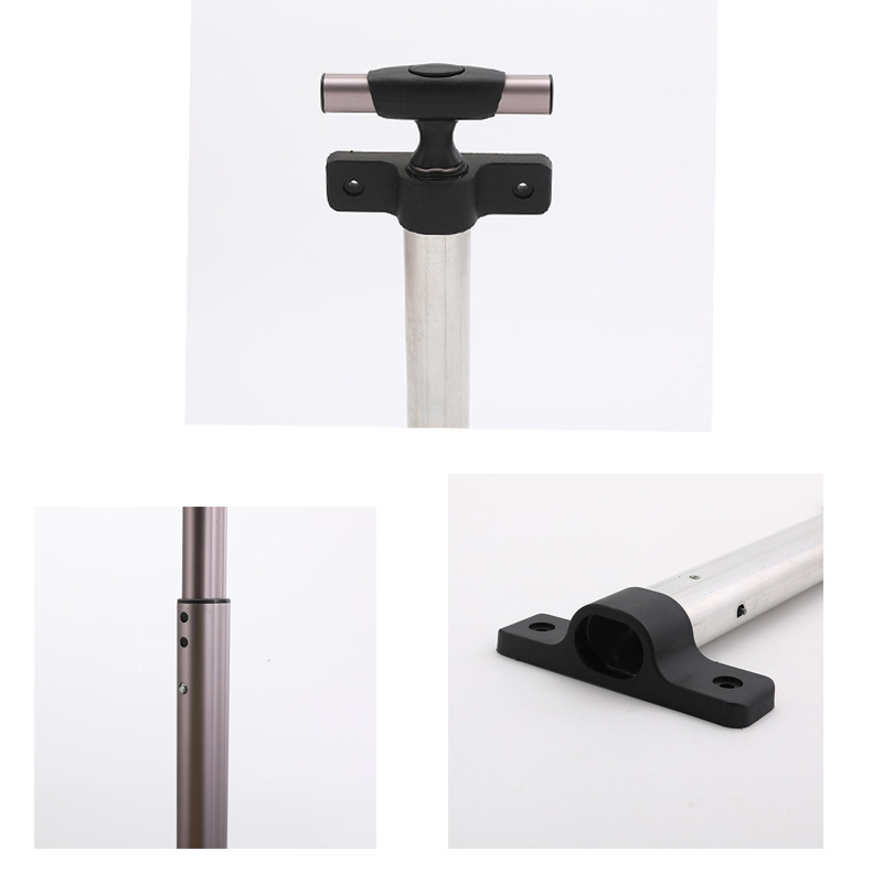 Luggage Single Trolley Accessories School Bag Trolley Bag Accessories Aluminum Alloy Single Trolley Outdoor Travel Backpack Trolley