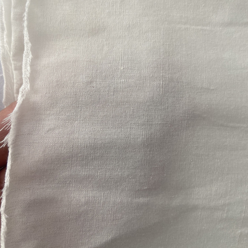Factory direct batch TC white cloth polyester cotton white embryo cloth wholesale 110X76 pocket cloth clothing cloth trouser pocket