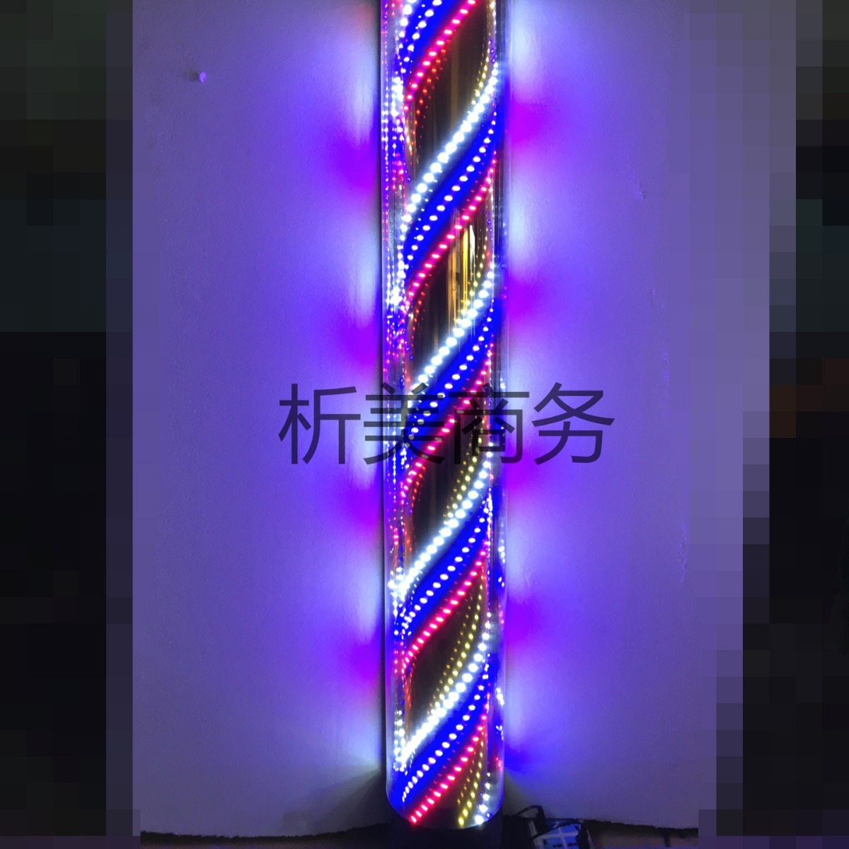 Factory direct beauty salon LED wall turn light colorful LED light box barber shop LED turn light, beauty logo