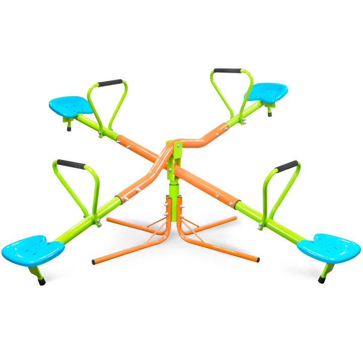 Four-Person Seesaw Kindergarten Toy Community Curved Outdoor Sports Amusement Balance Seesaw
