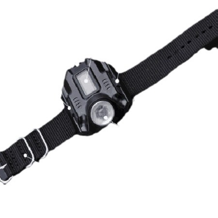 New wrist lamp hand-worn strong light flashlight with electronic watch function