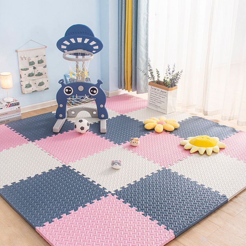 Manufacturer Supplies Children's Thickened Foam Floor Mats, Baby Crawling Mats, Spliced Living Room and Bedroom Large Spliced Mats