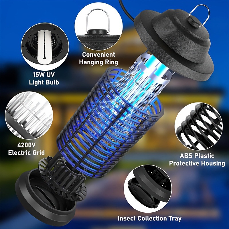 2026 New Cross-Border Dropshipping Insect Killer Mosquito Killer Mosquito Repellent Lamp Cross-Border