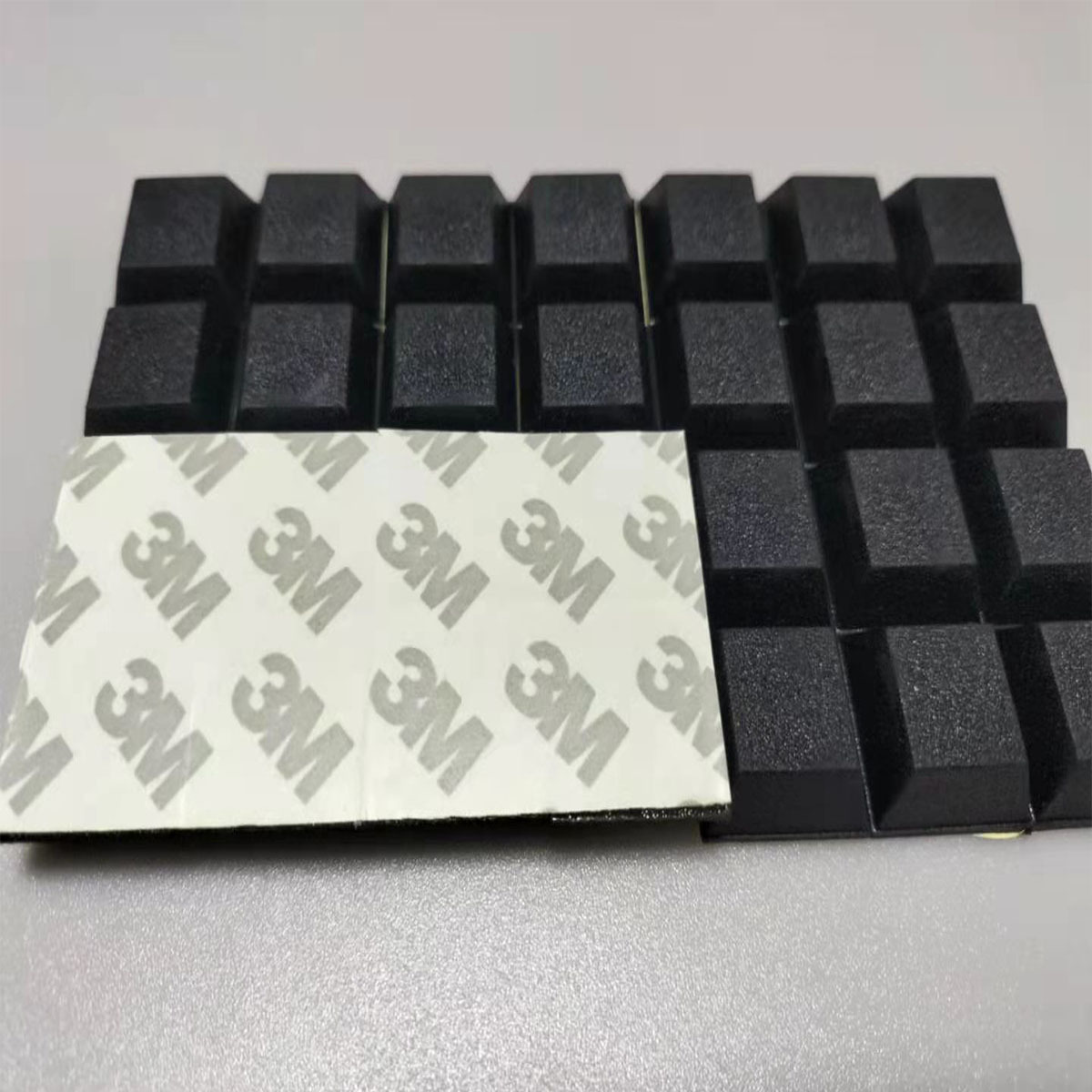 Manufacturer Heightening Rubber Foot Pads, Adhesive Backing Foot Pads, Square Foot Pads with Self-adhesive Square Foot Pads, Adhesive Backing Pads