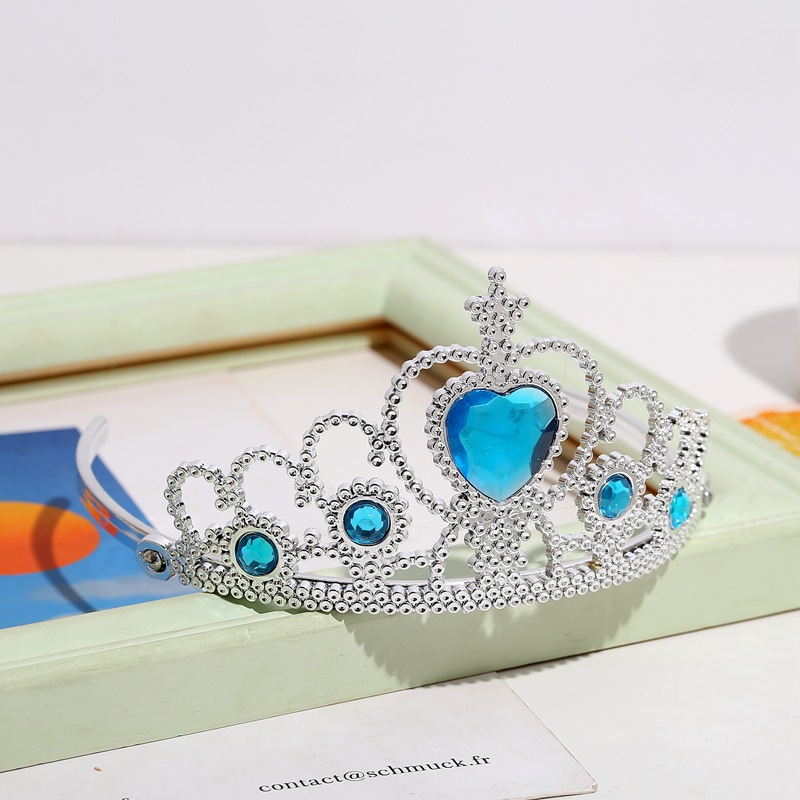 Spot factory direct children's Frozen Crown Magic Wand Princess Aisha Crown Stage Performance Set