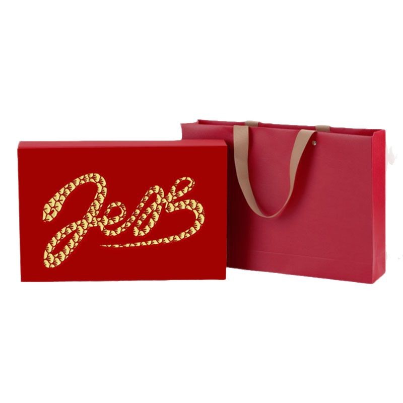 Year of the Snake Chinese Two-Pack Gift Box Can Hold Medium-Sized Thick Cigarettes for Birthdays, Gifts for Elders, Husbands and Boyfriends