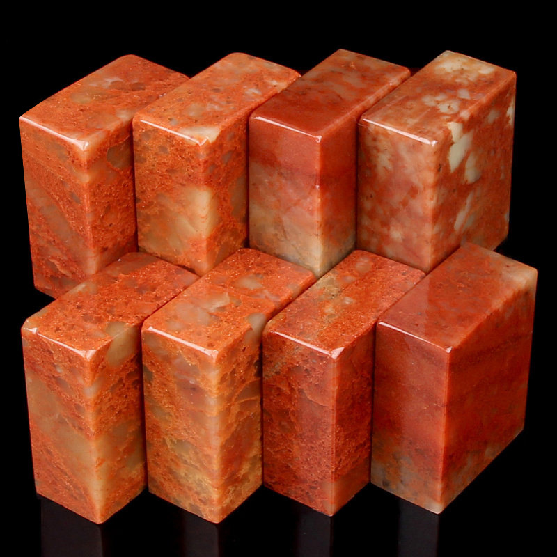 Натуральный Шоушаньский Камень Плоской Формы, Лежачий Печатьный Камень Опт, Золотая и Каменная Резьба Печати, Практический Камень 2*4*5