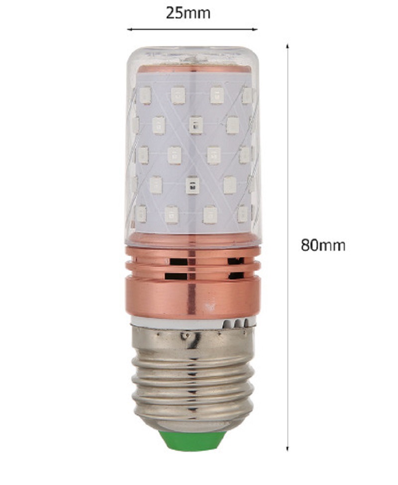 lEd Bulb E27 Corn Lamp Bald Strong ModEl E27 UltraviolEt Lamp 60lEd UltraviolEt 220v