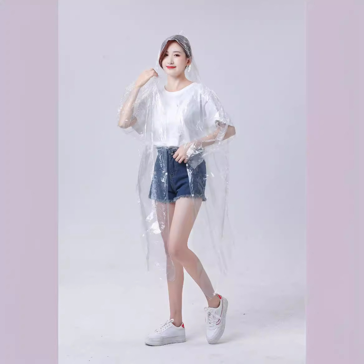 Disposable Raincoat Portable Adult Style Thickeneded Large Volume Wholesale Pullover Eva Raincoat Kidsren's Universal Student Poncho