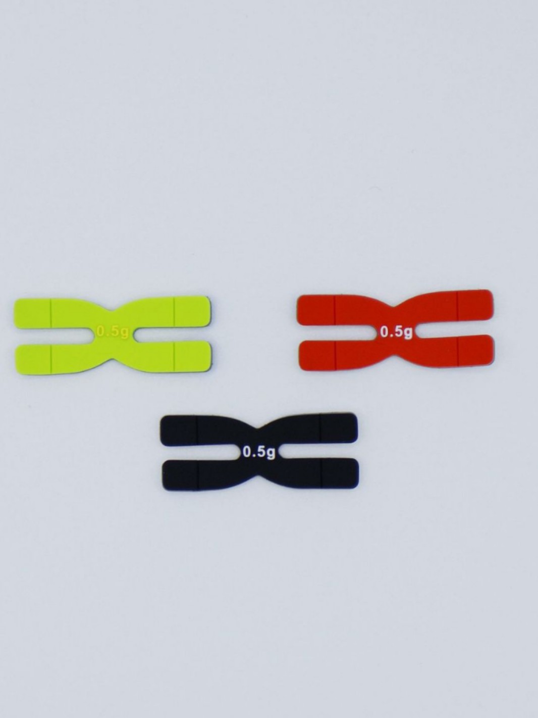 Feather Racket Weighted Piece Feather Racket Balance Piece H-Shaped Industrial Type 0.5g Silicone Racket Head Adjustment Non-Lead