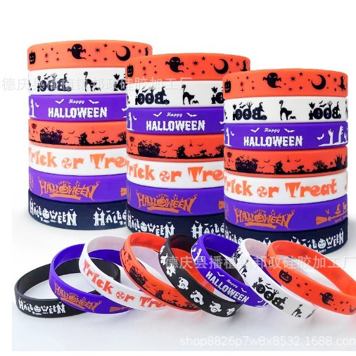 Silicone bracelet manufacturers book fashion brand personality men's and women's children's fitness couples sports luminous wrist bracelet jewelry