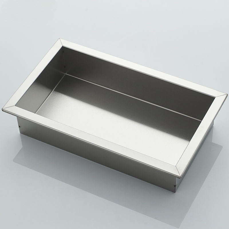 304 Stainless Steel Embedded Storage Rack into the Wall Concealed Paper Towel Holder Niche