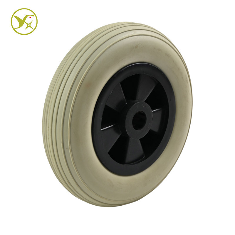 Customizable Polyurethane Pu Wheel 6 Inch 200X50 Solid Tire Handling Wheel Anti-Skid Low Noise Puncture-Proof Tire