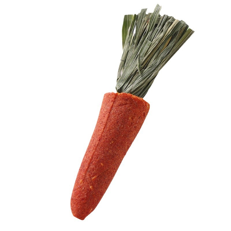 Hamster Carrot Molar Stick Snacks Golden Bear Rabbit Grass Cake Edible Molar Stone Toys Landscaping Supplies