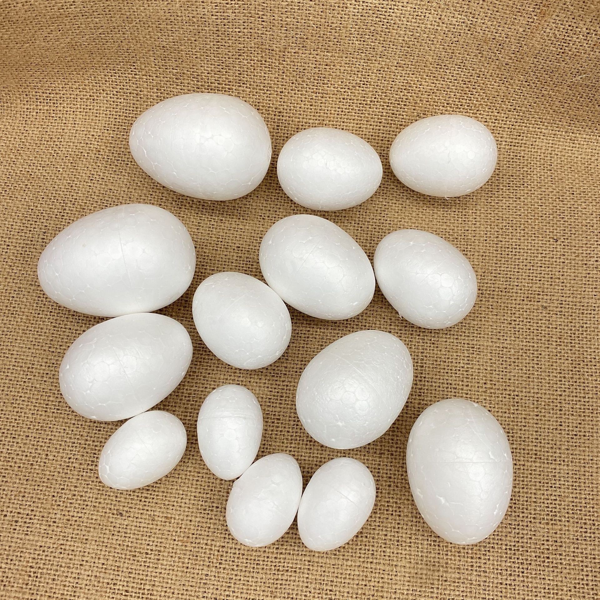 Manufacturer Wholesale Foam Solid Egg Foam Styrofoam Easter Decoration Multi-Model Goose Egg Embryo Model