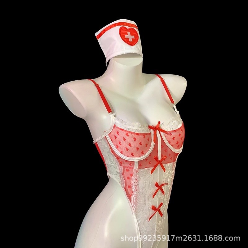 Сексуальное нижнее белье, стиль Pure Lust, сексуальные пижамы, униформа горничной, прозрачный соблазнительный комбинезон, дропшиппинг для женщин