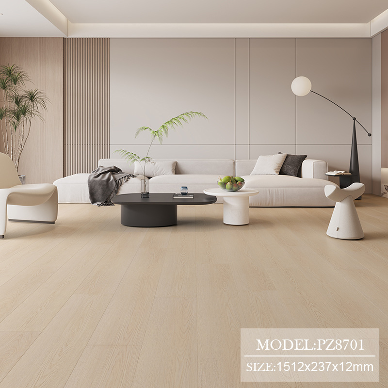 Factory in stock Wholesale Waterproof Laminate Flooring Household Commercial Scratch-resistant Wear-resistant Eco-friendly 12mm Carbon Flooring